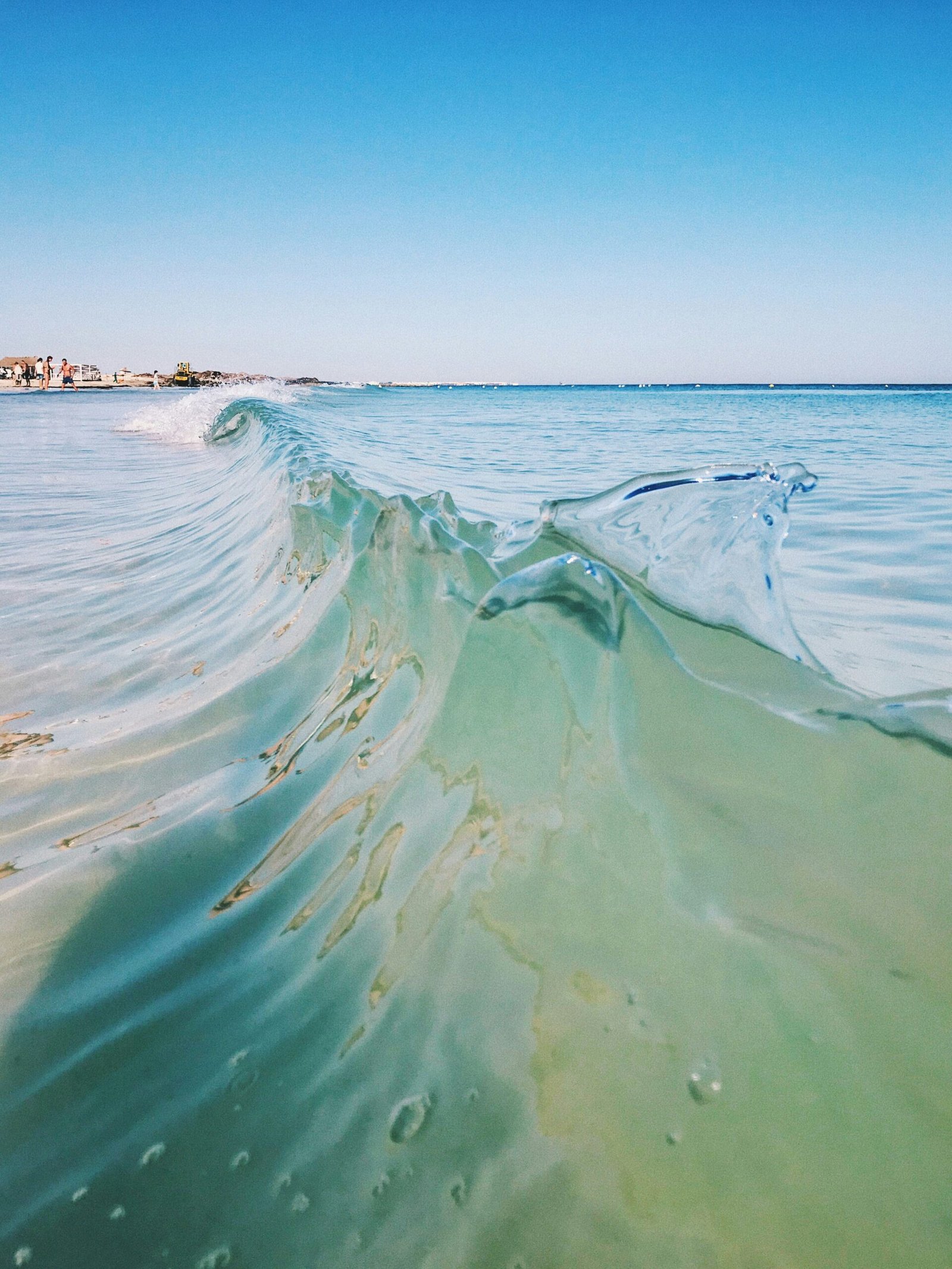 Daria Shatova plage vague île mer vert dehors sarcelle Tunisie Vagues Djerba